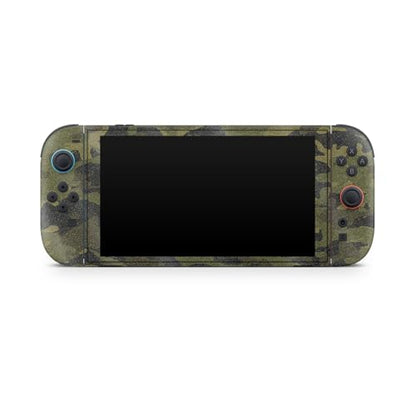 Glossy Glitter Gaming Skin Compatible with Nintendo Switch 2 Console Only - Green Camouflage - Premium 3M Vinyl Protective Wrap Decal Cover - Easy to Apply | Crafted in The USA by MightySkins - color: Green Camouflage, size: Switch 2 Console Skin Only, st