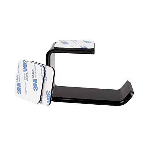 ZYAMY 2pcs Adhesive Desk Headphone Hanger PC Gaming Headset Holder Stand for Wall, Foldable Headphones Hook Mount Under Desk