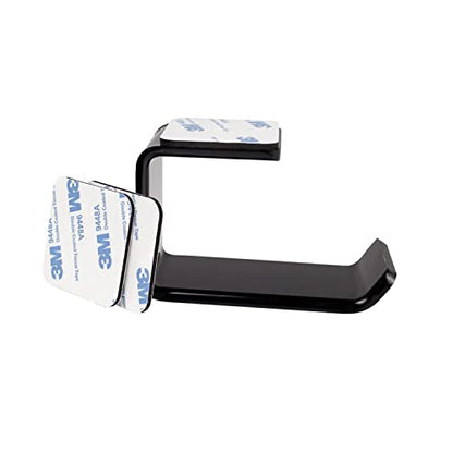 ZYAMY 2pcs Adhesive Desk Headphone Hanger PC Gaming Headset Holder Stand for Wall, Foldable Headphones Hook Mount Under Desk