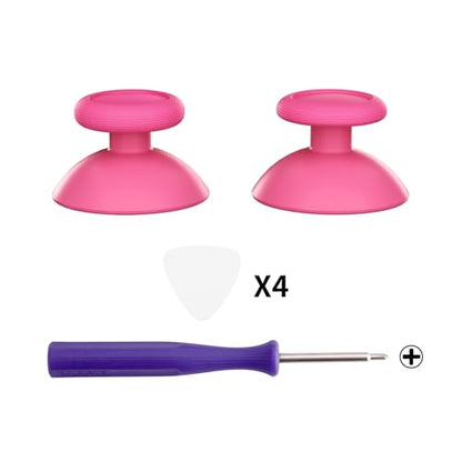 eXtremeRate Replacement 3D Joystick for Nintendo Switch 2 Pro Controller, Left Right Analog Stick Thumbsticks with Screwdriver Tools for Switch 2 Pro Controller, Multi-Colors Options - Rose Red - color: Rose Red