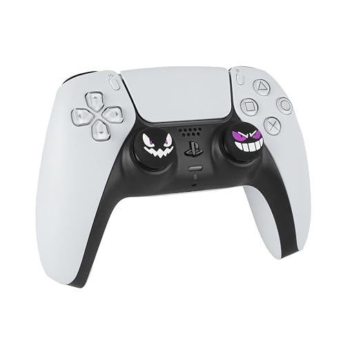 TIKOdirect Thumb Grip Caps for PS5, PS4, Switch 2 Pro, Soft Silicone Thumb Grips, Thumb Joystick Cap for ps5/ps4 Controller, 4 psc/ 2 Pairs, Black - color: Black