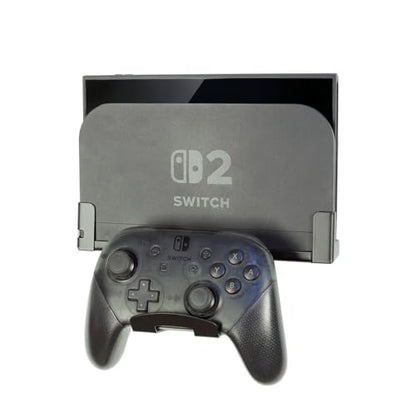 Wall Mount for Switch2 with Controller Holder | All metal ,Easy to install,simple and elegant,Space-Saving Sturdy 2-in-1 Holder