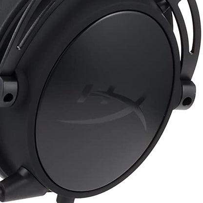 HyperX Cloud Alpha S - PC Gaming Headset, 7.1 Surround Sound, Adjustable Bass, Dual Chamber Drivers, Chat Mixer, Breathable Leatherette, Memory Foam, and Noise Cancelling Microphone – Blackout