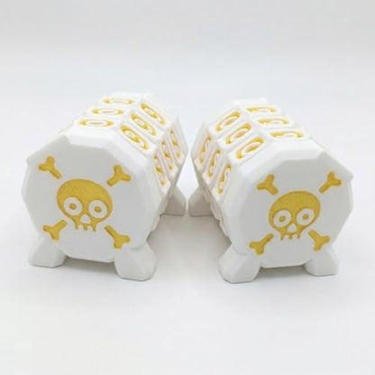 2 Pack MTG Life Counter Wheel Health Tracker Gradient Game Counter for Board Game Compatible Table top Games with Magic Card Game Accessorie Sull(Gold+White)