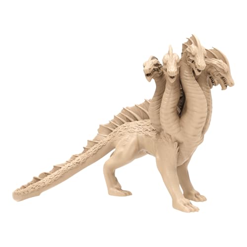 Unpainted DND Hydra Miniature Figurine, Tabletop Gaming Collectible, Fantasy World, Ideal Gift for Dungeon Masters and Collectors Alike - Designed by M3DM Miniatures
