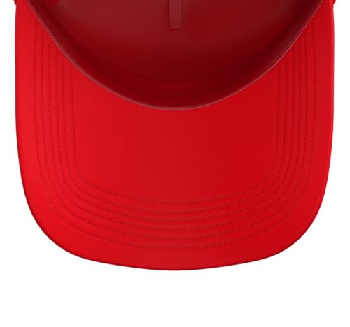 Escape Room Game Lockpicking Puzzle Room Exit Game Trucker Hat with Adjustable Mesh Back - color: Red