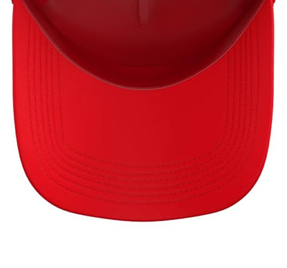 Escape Room Game Lockpicking Puzzle Room Exit Game Trucker Hat with Adjustable Mesh Back - color: Red