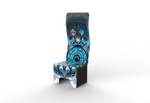 Vault- TCG/MTG 100+ Card Color Combo Deck Box (White/Blue/Black) - color: White/Blue/Black