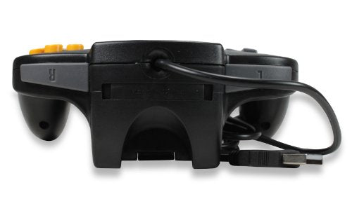Classic Retro N64 Bit USB Wired Controller for PC and MAC - Black