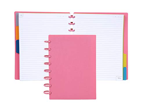 Talia Discbound Notebooks, Planner, Customizable, (Canyon Clay w/Canyon Clay Discs, Junior (5.5in x 8.5in)) - color: Canyon Clay W/Canyon Clay Discs, size: Junior (5.5in x 8.5in)