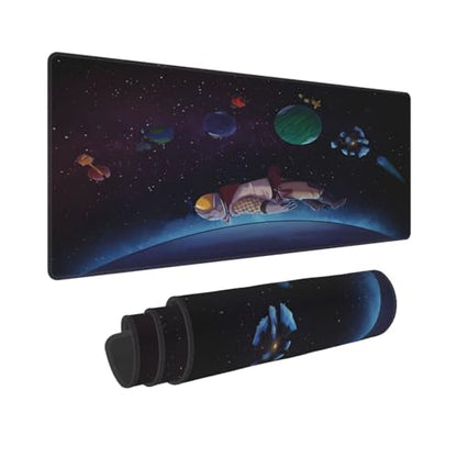 Gaming Mouse Pad, Outer Ship Wilds Mouse Pad 11.8x23.6 Inch Large Extended Computer Mouse Mat Keyboard Full Desk Mousepad for Gaming, Office, Home - color: style-23, size: 11.8 x23.6-Inch
