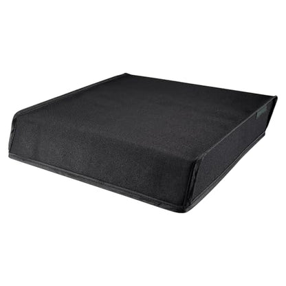 eXtremeRate Black Horizontal Dust Cover for PS4 Console, Soft Neat Lining Dust Guard, Anti Scratch Waterproof Cover Protector Sleeve