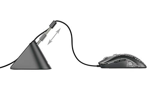 GLORIOUS Gaming Mouse Bungee - Flexible Mouse Cable Management - Gaming Mouse Accessory (White)