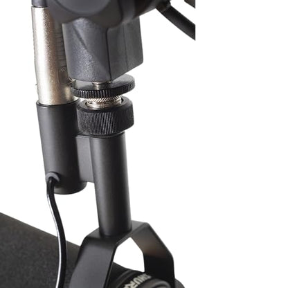 Gator Frameworks Deluxe Microphone Boom Arm Stand (GFWMICBCBM3000) | Fully Adjustable with a Quiet 360-degree Arm and Integrated XLR Easily Mounts to Most Desk Surfaces - style: 3000 Series