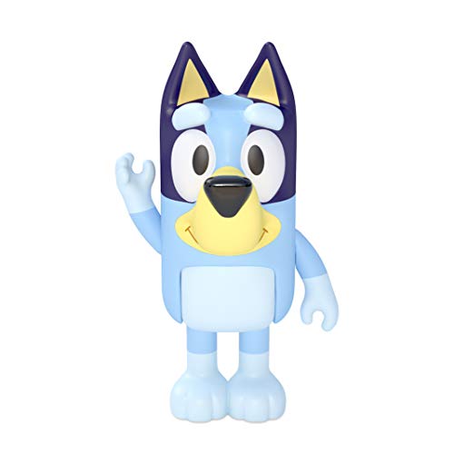 Bluey Family Figure 4-Pack, Poseable Toys with Bingo & Bandit | Movable arms & legs, portable size for on-the-go play; toddler figurine toys for kids ages 3+, thoughtful gift - style: Bluey & Family