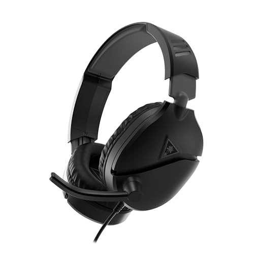 Turtle Beach Recon 70 Wired Multiplatform Gaming Headset for PC, PS5, Xbox | Xbox Series X|S, Xbox One, PlayStation, PC Splitter Cable, Flip-to-Mute Mic, 40mm Speakers, Lightweight, Soft Earpads, Black