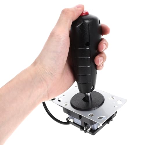 Zerodeko Flight Stick Joystick Game Controller with Microswitch Vibration One-handed PC Gaming Accessory for Flight Simulator and Arcade Games