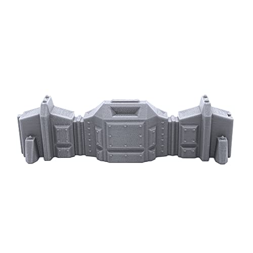 EnderToys Connecting Barricade Wall Set, Terrain Scenery for Tabletop 28mm Miniatures Wargame, 3D Printed and Paintable