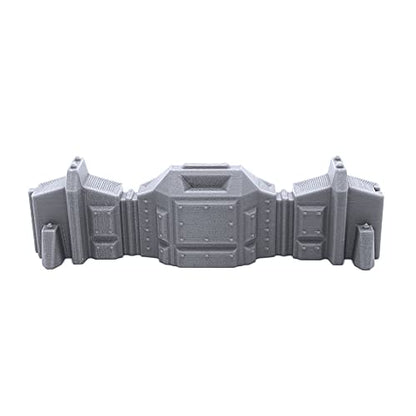 EnderToys Connecting Barricade Wall Set, Terrain Scenery for Tabletop 28mm Miniatures Wargame, 3D Printed and Paintable