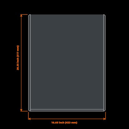 16x20 Toploaders 10ct - Ultra Durable Poster Protectors for Graphic Art, Photos, Crystal Clear PVC, Archival-Safe, Fit 16x20 Inch Sheets - size: 16x20
