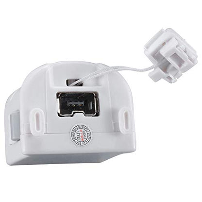 NC Motion Plus Adapter Replacement for Wii Motion Plus Adapter-Sensor Accelerator and Nintendo Remote Controller compatible (White 1 pcs) - color: White 1 pcs