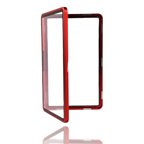 RedCap Magnetic Aluminum PSA Graded Card Holder 35PT Premium PSA Slab Protector Display Case with UV Resistant Glass Fits Standard PSA Graded Sports Trading Cards - Ruby Radiance - color: Ruby Radiance