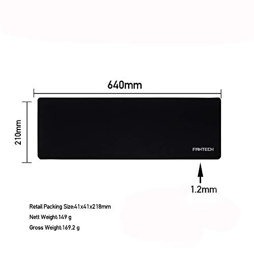 Large Gaming Mouse Pad, Extended Mouse-Mat Non-Slip Rubber Base for Laptop, Notebook, Computer, Desktop, PC, Gamer, Office