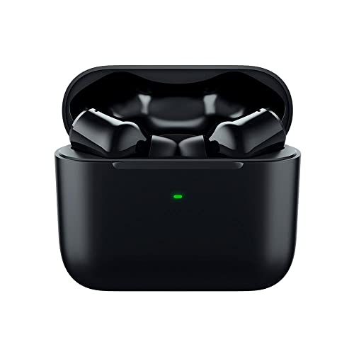 Razer Hammerhead True Wireless (2nd Gen) Bluetooth Gaming Earbuds: Chroma RGB Lighting -60ms Low-Latency- Active Noise Cancellation - Dual Environmental Noise Cancelling Microphones- Classic Black