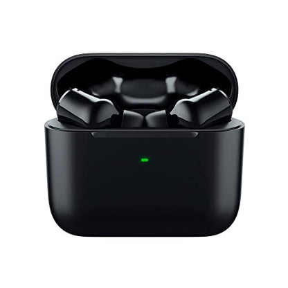 Razer Hammerhead True Wireless (2nd Gen) Bluetooth Gaming Earbuds: Chroma RGB Lighting -60ms Low-Latency- Active Noise Cancellation - Dual Environmental Noise Cancelling Microphones- Classic Black
