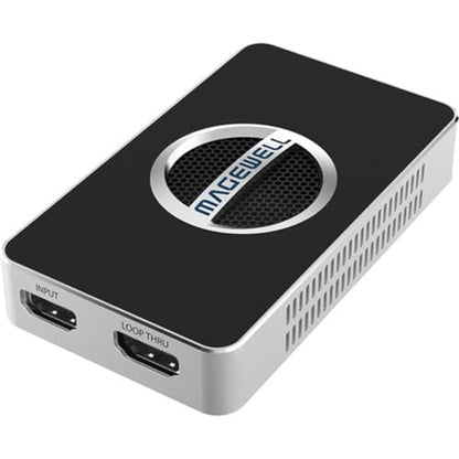 Magewell USB Capture HDMI 4K Plus – 1-Channel HDMI to USB 3.1 Video/Audio Capture Device with Loop-Through, Analog Audio in/Out, Up to 4K60 Input, Up to 4K30 Capture (32090)