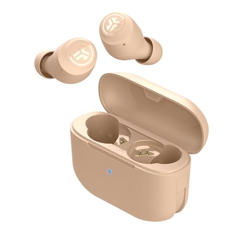 JLab Go Air Pop+ Tones True Wireless Earbuds, in Ear Headphones, Bluetooth Earphones, 35H Playtime Ear Buds, Bluetooth Earbuds with Microphone, USB-C Charging Case, Dual Connect, EQ3 Sound, (474 C) - color: F-474 C, style: Tones+