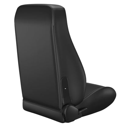 2 Pcs Adjustable Universal Racing Seats with Double Sliders, Reclinable Bucket Seats, 1 Pair of Sport Seats for Vehicles (OBS BLACK 2) - color: OBS BLACK 2