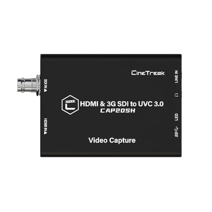 SDI/HDMI to USB 3.1 Capture Card for livestreaming, 1080p60 Uncompressed,3D Lut Output,Chroma Key,PS5/PS4/OBS/PC - style: HDMI&SDI to UVC capture