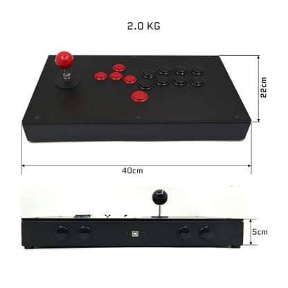 FightBox M3-PC All Button Leverless Arcade Fight Stick Game Controller Compatible With PC/PS3/Switch