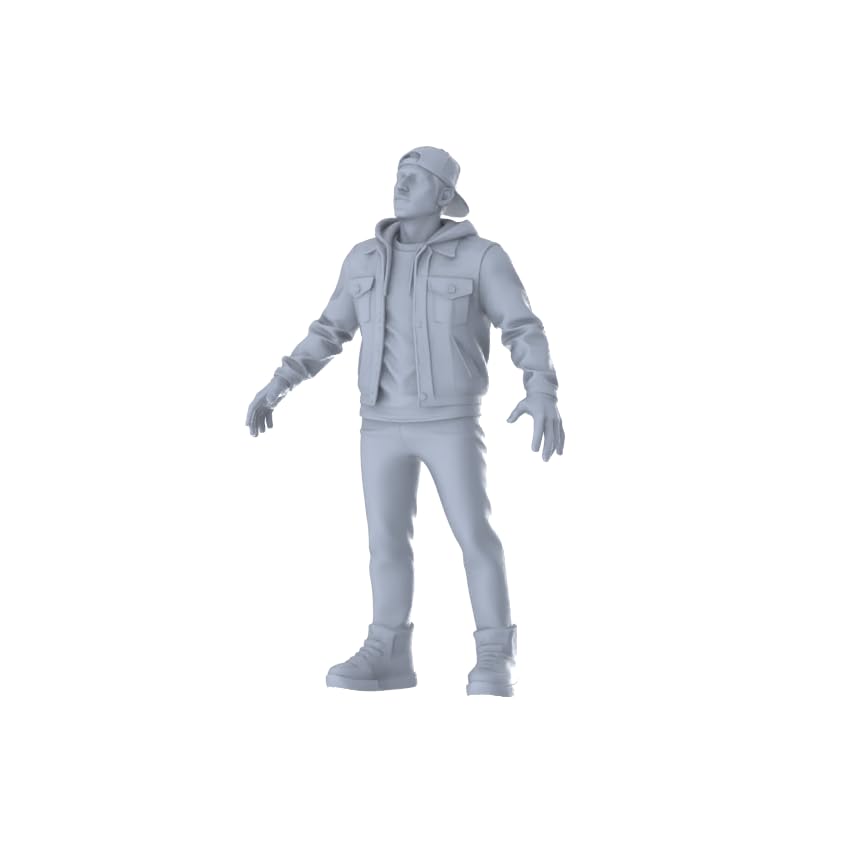 MRY-SFW 1/87 Urban Trendy Young Male Multi-Pose Six-Figure Set