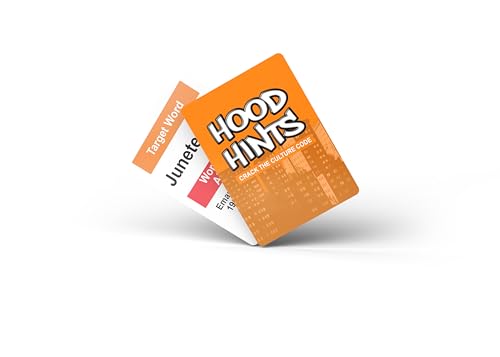 Kinfolk Hood Hints Black Culture Unleashed Charades Game - Connect & Laugh with Culturally Rich Cards - History & Culture in Every Card - The Charades Game for Family that Speaks to Our Great Stories