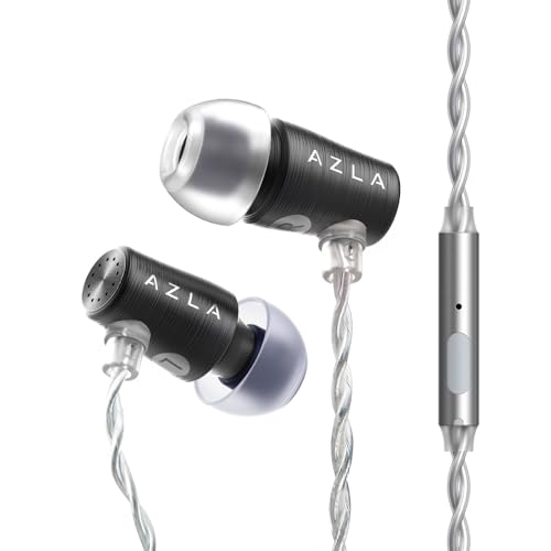 AZLA AZEL GEN3 Gaming Earbuds with Mic for PS5, Xbox, PC & More | Japan's VGP Award Winner for 2 Consecutive Years, Tuned for FPS Games - color: Black