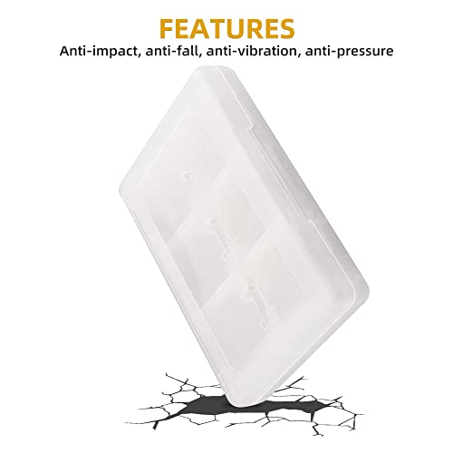 3DS Game Holder Card Case, 28-in-1 Game Holder Card Case Compatible with Nintendo NEW 3DS / NEW 3DS XL / 3DS / 3DS XL / DSi / DSi XL / DS / NEW 2DS /NEW 2DS XL / 2DS/ 2DS XL Catridge Storage Box (White) - color: White