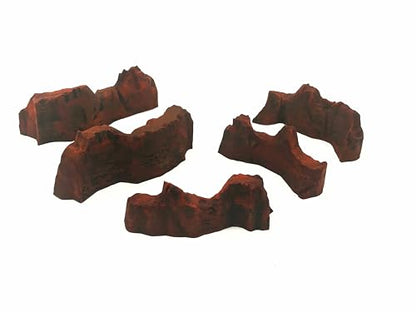 Natural Barriers - Miniature Tabletop Wargaming Terrain (Painted) (Hive) - color: Hive