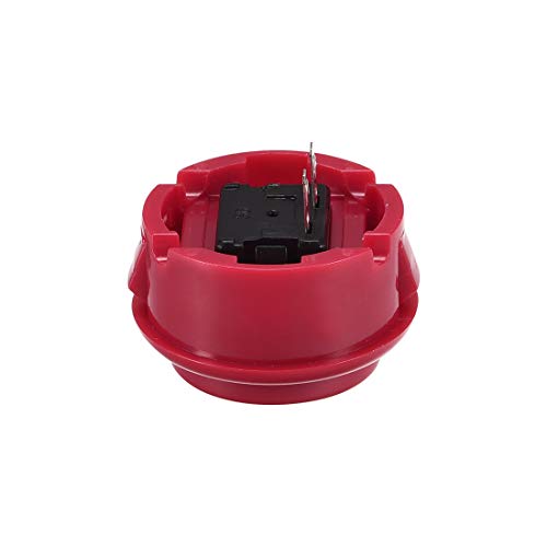 uxcell 30mm Mounting Hole Momentary Game Push Button Switch for Arcade Video Games Red 10pcs - color: 32