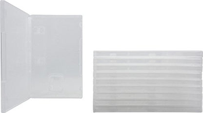 10mm Clear Game Cases - Compatible with Nintendo Switch - 1-Cartridge Capacity - VGBR10SWCL (10 Cases)