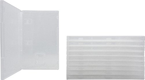 10mm Clear Game Cases - Compatible with Nintendo Switch - 1-Cartridge Capacity - VGBR10SWCL (10 Cases)