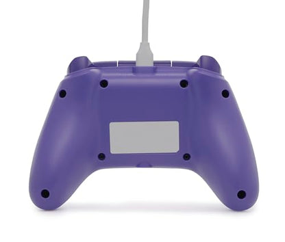PowerA Wired Controller for Xbox Series X|S - Violet, gamepad, video game/gaming controller, works with Xbox One, Officially Licensed (Amazon Exclusive) - style: Violet