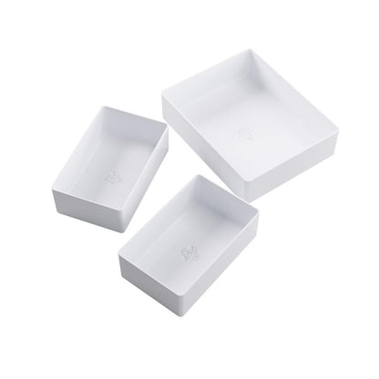 Token Silo Card Add On - 3-Piece Set of Game Trays, Holds Game Cards, Tokens, Dials and Dice, Organize LCG, TCG and Board Game Accessories, Modular Design, White Color, Made by Gamegenic - color: White