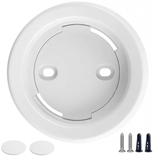 Wall Mount Holder for Hunter Douglas PowerView Remote Control Gen 2 & Gen 3 Surface Mount Bracket Station Only with Adhesive Strip and Screw, White 1 Pack - color: White