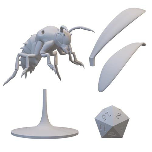 Large Animal Miniature for DND Pathfinder RPG Unpainted Resin 28mm-32mm (Giant Wasp)