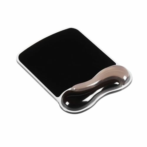 Kensington Duo Gel Mouse Pad with Wrist Rest - Gray (K62399US), Grey | Ergonomic gel cushioning, non-skid backing, supports wrist during extended mouse use - color: Gray, size: 9.6L x 7.6W inches, style: Mouse Pad