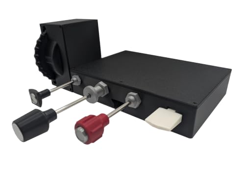 Flight Sim Stuff Vernier Controls Carb Heat, Throttle, Mixture, Flaps, Trim | True Vernier Mixture Control, Throttle Friction Lock, Carb Heat, Elevator Trim, Flaps Switch, PC/Mac