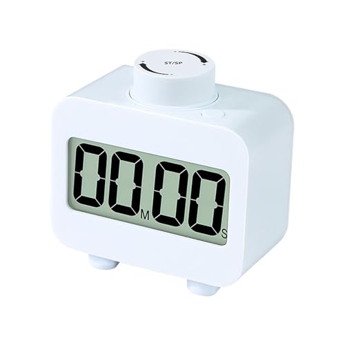 Digital Timers, Digital Kitchen Timer for Cooking,Countdown Countup Timer for Classroom,Gym Timer Fitness with Knob Rotating,Quick Memory Presets, Automatic Standby