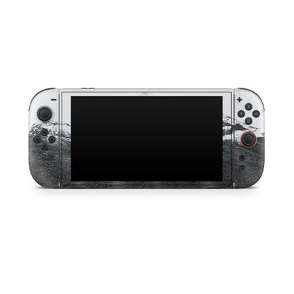 Glossy Glitter Gaming Skin Compatible with Nintendo Switch 2 Console Only - Mountain Waves - Premium 3M Vinyl Protective Wrap Decal Cover - Easy to Apply | Crafted in The USA by MightySkins - color: Mountain Waves, size: Switch 2 Console Skin Only, style: